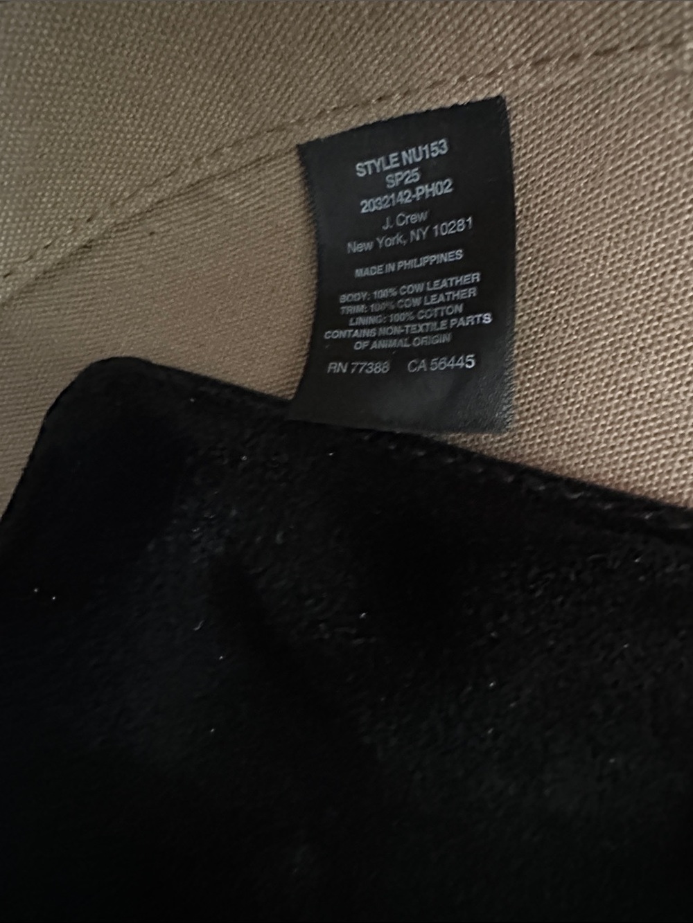 Black Madewell Dakota Leather Shoulder Saddle Bag - Picture 4 of 5